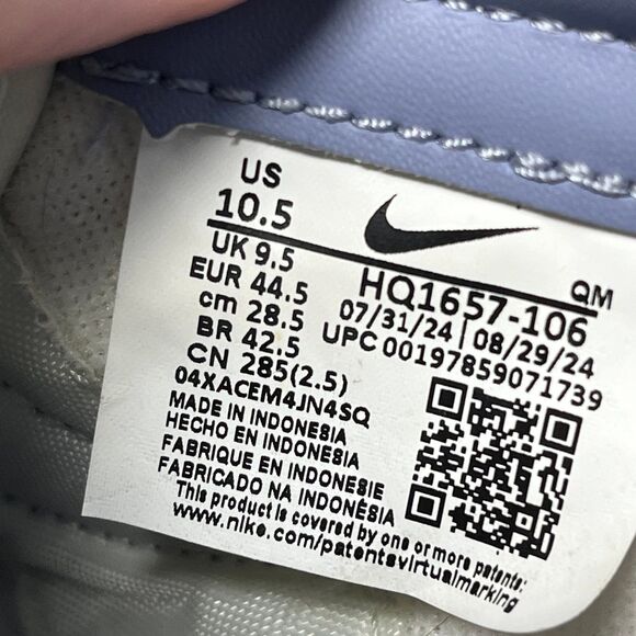 Nike Killshot 2 Leather Sail Ashen Slate White Blue Shoes Mens 10.5 HQ1657-106 main image 8